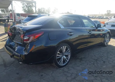2018 Infiniti Q50 3.0T Sport из США, поврежденный, VIN JN1EV7AP1JM358782